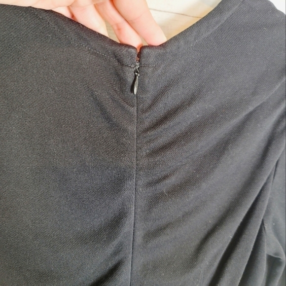 CAbi CLAIRE BLACK MIDI DRESS, SZ 6 - Picture 8 of 14